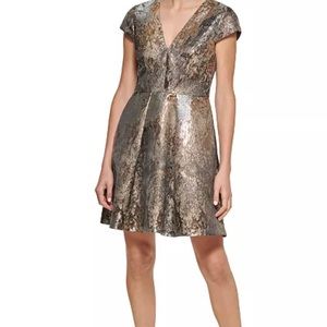 Vince Camuto Jacquard dress size 2